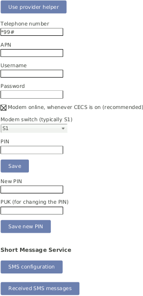 Modem Configuration