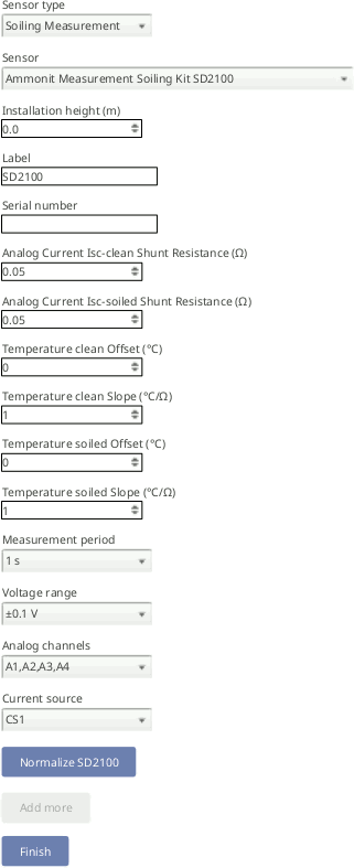 Configuration of Ammonit Soiling Measurement Kit